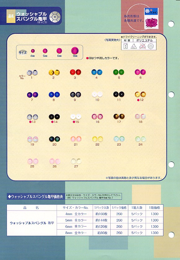 サン・びーどる ＴＯＨＯカタログ - スパングル